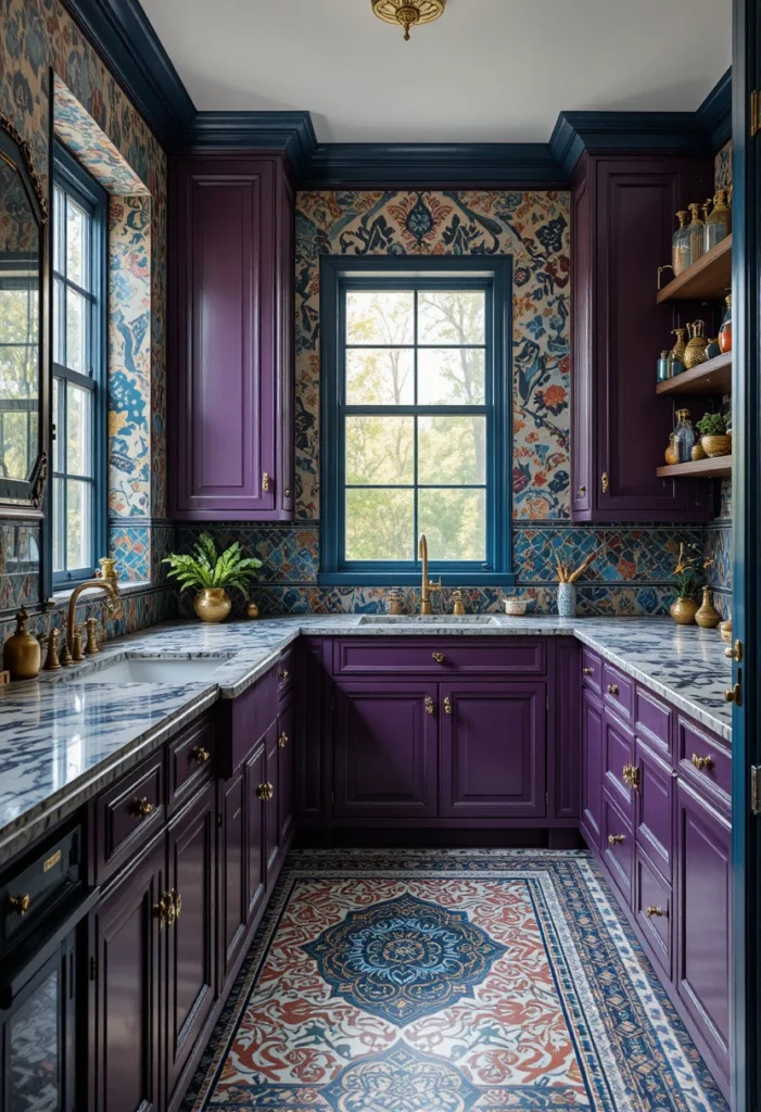  Bring the Look Into the Kitchen and Bathroom