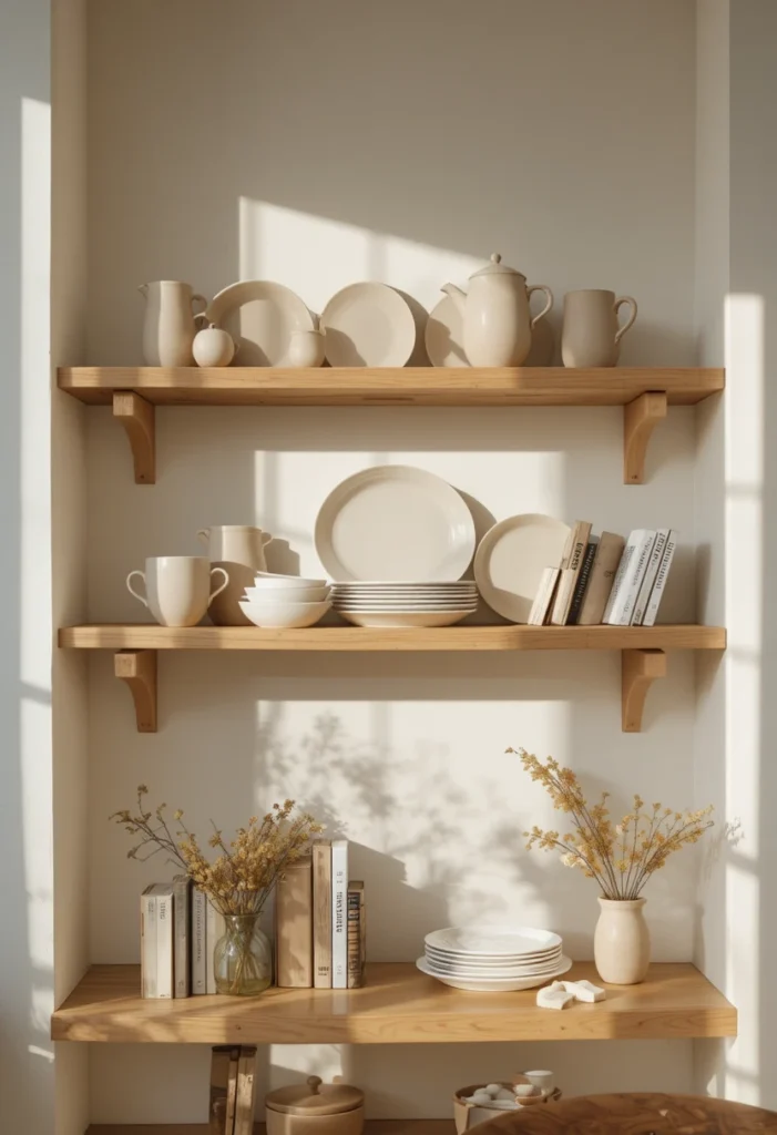 Let Open Shelving Do Double Duty