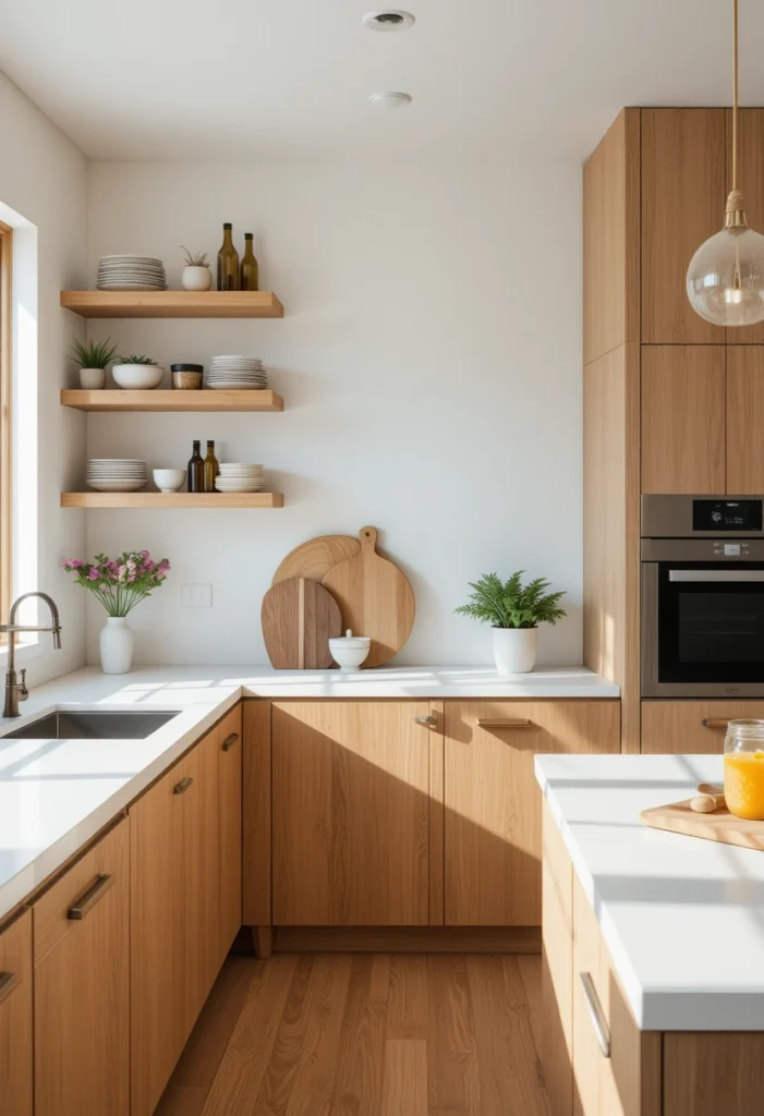Add Warmth With Natural Wood Accents