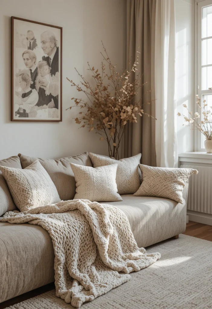 Soften Hard Edges with Textiles