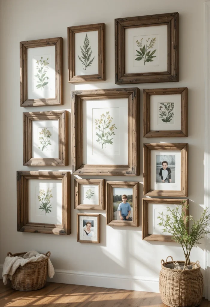 Build a Gallery Wall From Thrifted Frames