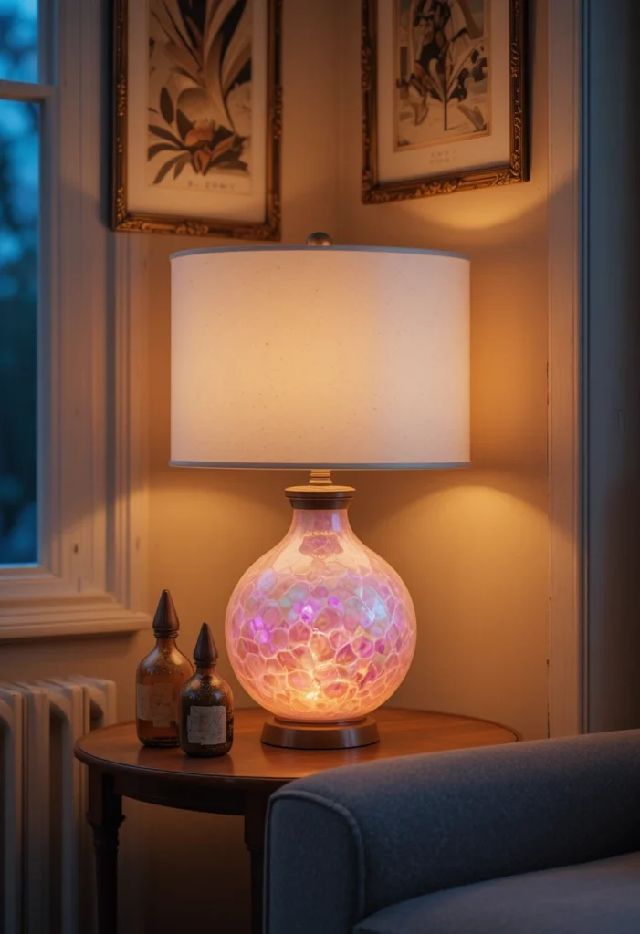 Opalescent Glass Lamps