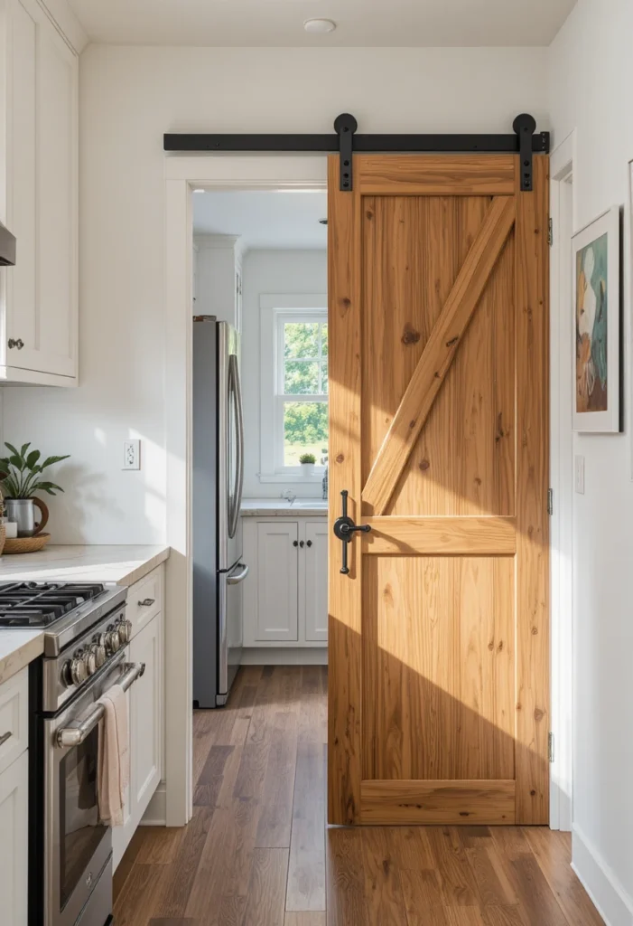 Swap a Swinging Door for a Sliding Barn Door