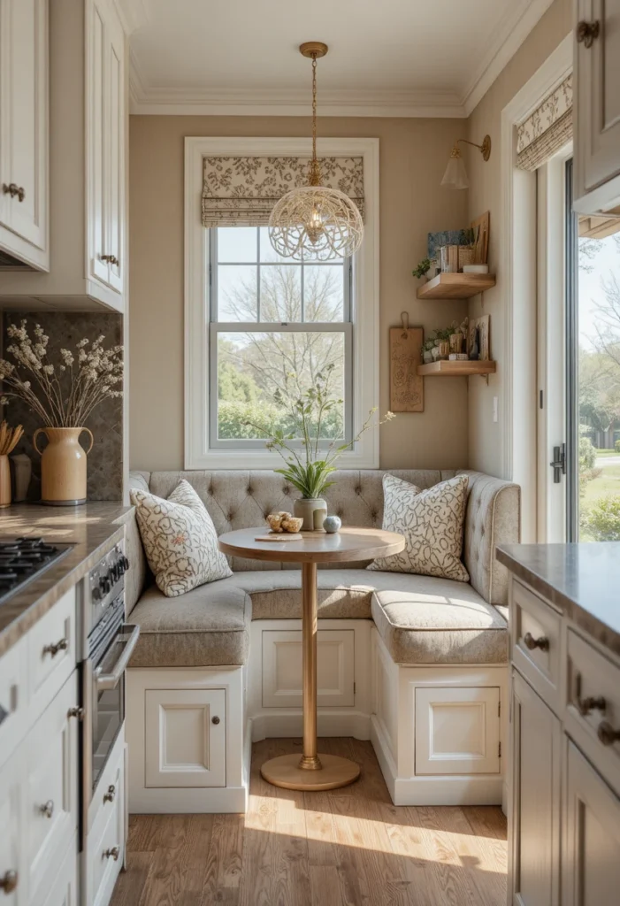 Add a Built-In Banquette or Slim Bench Seating